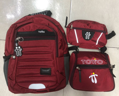 Morral Totto con Cartuchera y Lonchera: Práctico, duradero y con estilo por tan solo  $109.000