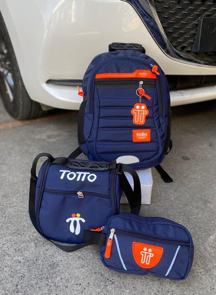 Morral Totto con Cartuchera y Lonchera: Práctico, duradero y con estilo por tan solo  $109.000