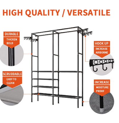 Perchero Guarda Ropa Armable Closet Organizador