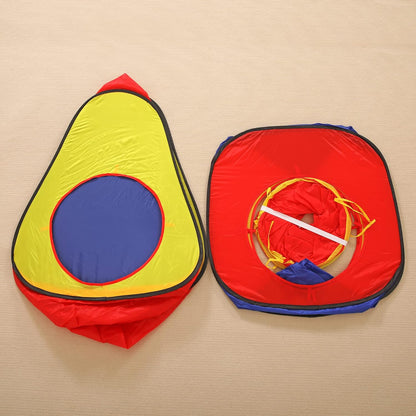 "Diversión al Aire Libre: Carpa con Túnel 3 en 1"