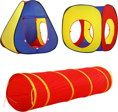 "Diversión al Aire Libre: Carpa con Túnel 3 en 1"