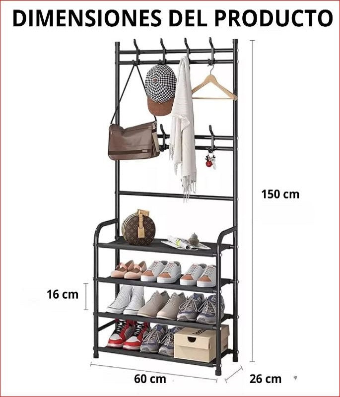 Zapatero Perchero Multifuncional