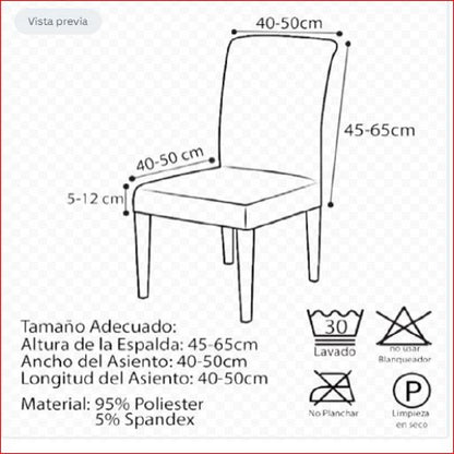 Fundas Pro con Ajuste Elástico-EasyCover®  PAGA 4 LLEVAS 6