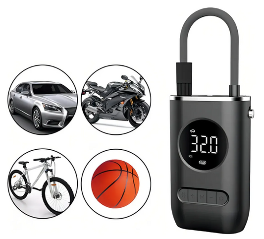 ¡Inflador Portátil 7.4 ⚡️ ¡ Aire en Segundos! 🚀✨