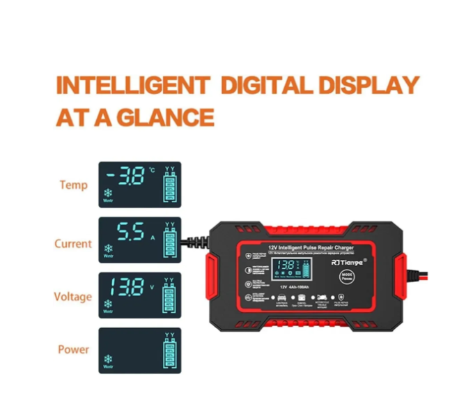 🌟 ¡Nunca más una batería muerta! Cargador Reparador 12v para Carros y Motos 🚗🔋