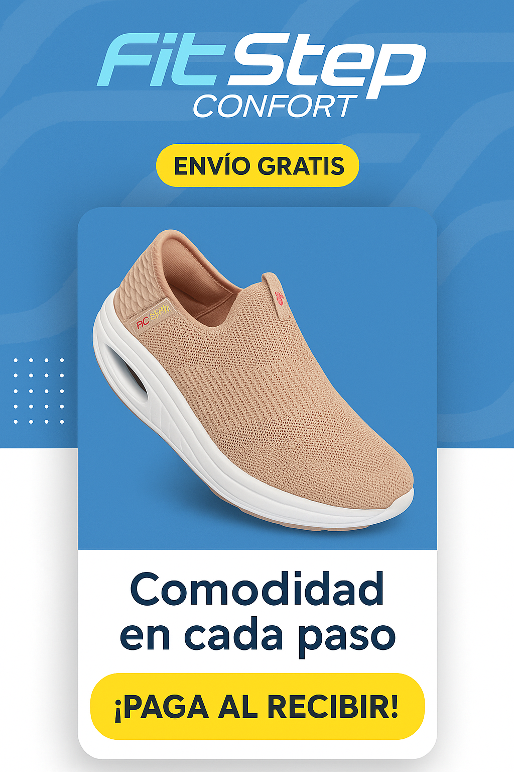 Tenis Fitstep Confort comodidad que se siente Llevalos por solo $289900