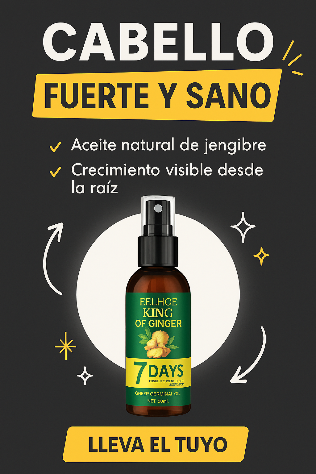 Crecimiento Capilar Spray Llevalo por solo $69.000