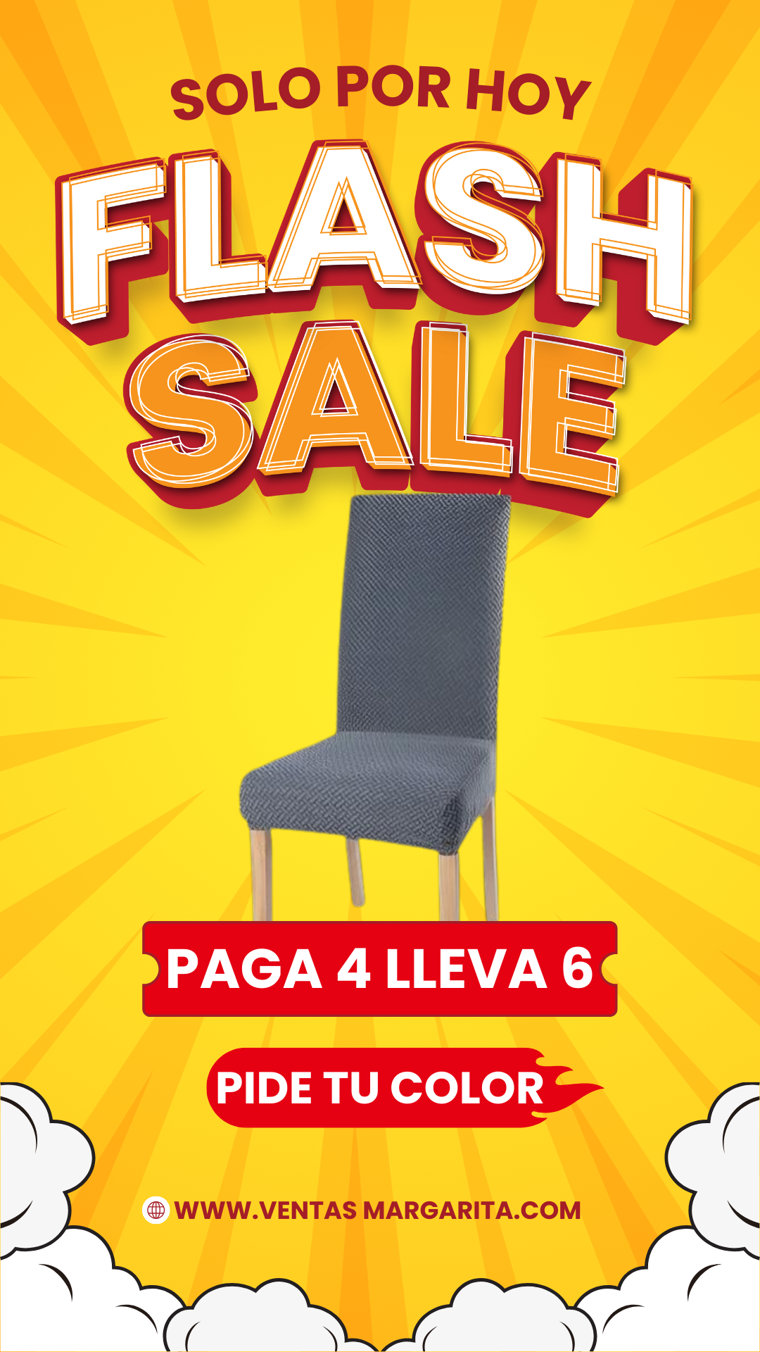 Fundas Pro con Ajuste Elástico-EasyCover®  PAGA 4 LLEVAS 6