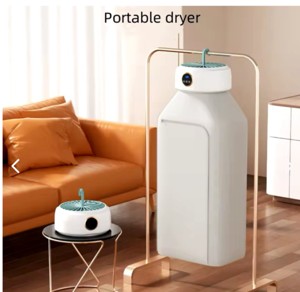 🌬️👚 ¡Seca tu ropa en minutos! La Secadora Portátil Compacta con Temporizador💼🏠